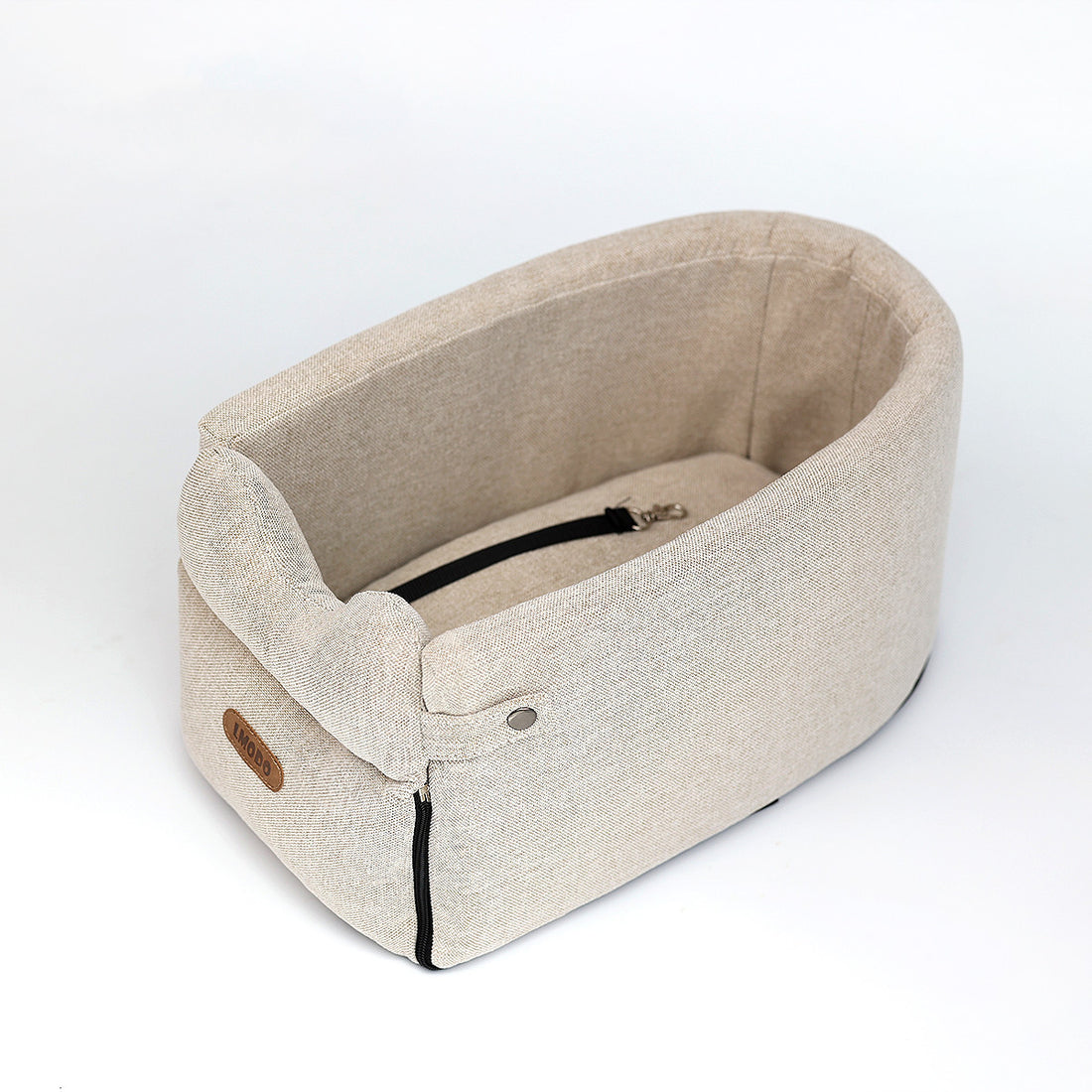 Portable Dog Car Seat Bed – Central Console Travel Carrier for Small Dogs & Cats, Safety, Nonslip, Breathable

